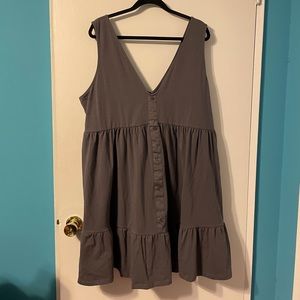 Like New, never worn ASOS Smock Dress size 18 in slate gray!!